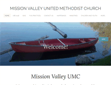 Tablet Screenshot of missionvalleyumc.org